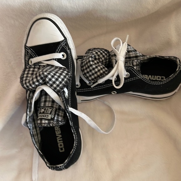 Converse All Stars shoes size 6 Black & white - Picture 1 of 7